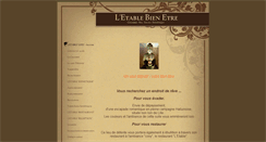 Desktop Screenshot of etablebienetre.com