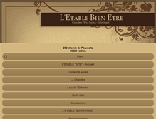 Tablet Screenshot of etablebienetre.com